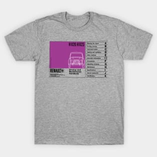 RENAULT ESTATE CAR - OWNERS HANDBOOK T-Shirt